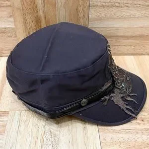 NWT DREAM CONTROL Cadet Military Cap Style Brown Dragon Patch Swarovski Size S/M Dream Control | Accessories | Nwt Dream Control Cadet  main image 2